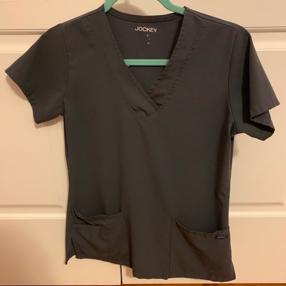Gray scrub top and scrub pants - Picture 1 of 5